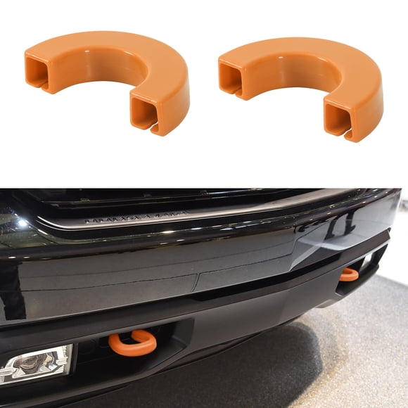 Funda de enganche de remolque BESTZHEYU, 2 unidades, naranja para Chevy Silverado 1500