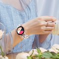 thumbnail image 4 of XIHAMA Beaded Boho Bracelet for Samsung Galaxy Watch 7/6/5/4 40/44mm Strap/Active 2 Watch 4 Classic 42mm Strap Women, 20mm Handmade Cute Elastic Crystal Beaded Bracelet, 4 of 7