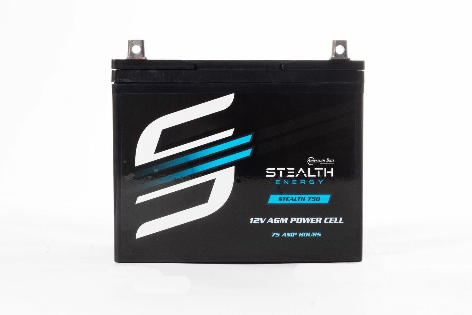 American Bass 12V 75 Amp Hours 1800 Watt AGM Battery STEALTH 750