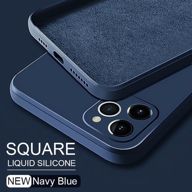 Funda cuadrada de silicona líquida para Samsung Galaxy S21 S20 S10 S9 S8 Plus A52 A72 A51 A71 A31 A50 A50S A21S M31 M51 Note 20 10 Tan Jianjun unisex