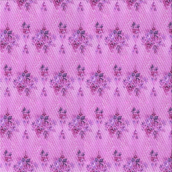 Ahgly Company Machine Washable Indoor Square Transitional Violet Purple Area Rugs, 6' Square