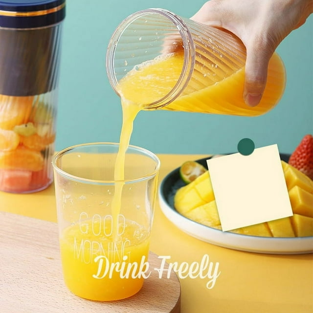Portable Blender Shakes And Smoothies USB Rechargeable Cordless Mixer Easy To Carry For Home Office Pink
