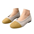 thumbnail image 3 of oqasdz Womens Casual Shoes Round Toe Slip On Flat Dressy Shoes with Soft Upper and Insole for Ladies Solid Color Comfort Footwear Outdoor Summer, 3 of 7