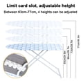 thumbnail image 5 of Sioweci Full‑size Ironing Board,Foldable Household Ironing Board with Heat-Resistant Cover, Adjustable Height, Iron Frame, Non‑slip Feet,42 Inch, 5 of 12