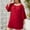 Red, variant on Summer Casual Dress Dresses For Women In Clothing Bubble Sweater Dress Brown 3XL