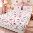 thumbnail image 5 of Manfei Rustic Wildflower Bed Sheets 4-Piece,Cottagecore Blossom Full Size Sheets,1 Flat Sheet,1 Fitted Sheet and 2 Pillowcases, 5 of 6