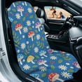 thumbnail image 2 of ZUXONGSY Car Seat Cover Towel Mushroom Daisy Print Athletic Running Towel Seat Covers Portable Auto Front Seat Covers Universal Fit Front Seat Mat, 2 of 8