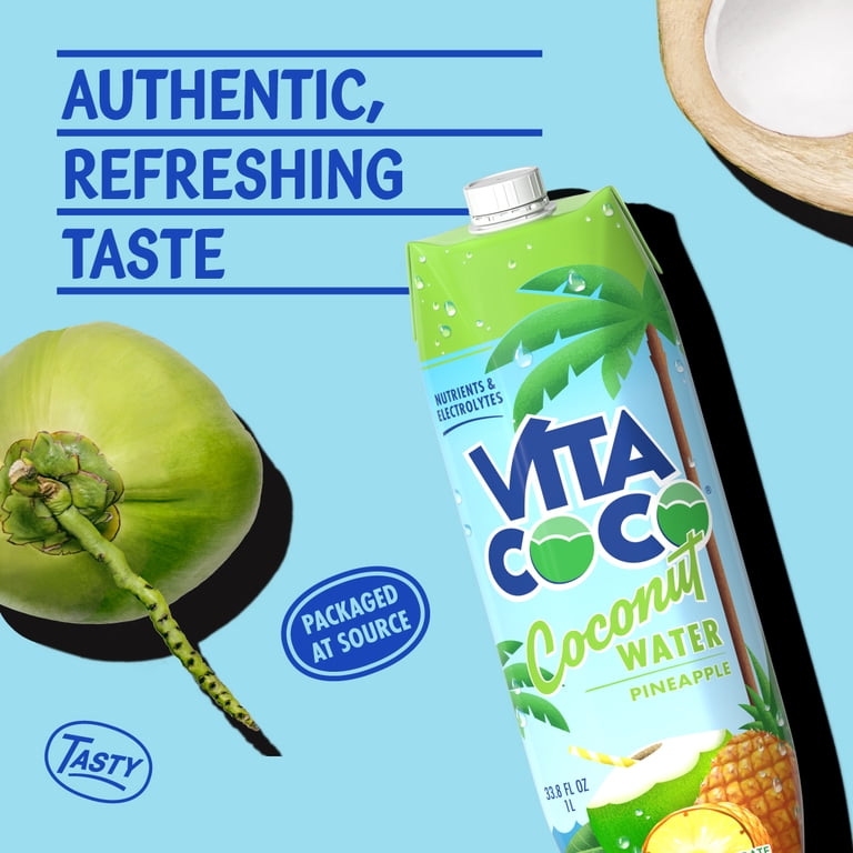 3 pack) Vita Coco Coconut Water, Nutrients & Electrolytes Rich