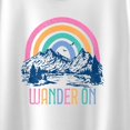 thumbnail image 3 of Instant Message - Wander On Mountain Short Sleeve Boxy Graphic T-Shirt, 3 of 6