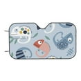 thumbnail image 7 of Goofa Cute Chameleons On Blue Printed Car Windshield Sunshade,Foldable Reflective Sun Visor,UV Protection Heat Blocker Sunshade,Car Cooling Accessory-Medium, 7 of 7