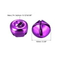 thumbnail image 2 of 10mm Jingle Bells Craft Bells Carbon Steel Electroplating Purple 48 Pack, 2 of 5