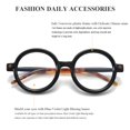 thumbnail image 3 of Gafas Blue Light Gleyemor Retro Round para hombre y mujer, 3 of 7