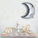 thumbnail image 5 of WORGEOUS 10pcs 28 pulgadas globos de luna creciente globos de helio para decoraciones de fiesta de cumpleaños de bodas (plata), 5 of 7
