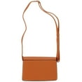 thumbnail image 3 of CTM  Synthetic Leather Adjustable Crossbody with Flap Closure (Women), 3 of 5