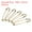 Bronze Tone, variant on Uxcell Safety Pins 1.5 inch Large Metal Sewing Pins Gold Tone 20Pcs