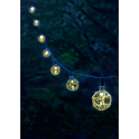 Moonrays 91130 Solar Powered LED Buoy String Lights, White - Best String Lights