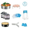 Instant Pot Cook Accessories Suit For 5qt, 6qt, 8qt Instant Pot 8Pack Cooker Accessories Set and Pressure Cooker Tool
