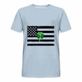 thumbnail image 3 of Blmnix Cotton T Shirts Tshirts Shirts for Men St. Patrick Graphic Tees Pullover Shirt Crew Neck Blue Short Sleeve Mens Shirts Big And Tall,XXL, 3 of 4