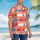 thumbnail image 3 of Balery Cartoon with Traffic Elements Camisas hawaianas de manga corta para hombre, camisas playeras de corte holgado, camisas de vacaciones con botones,3X-Large, 3 of 7