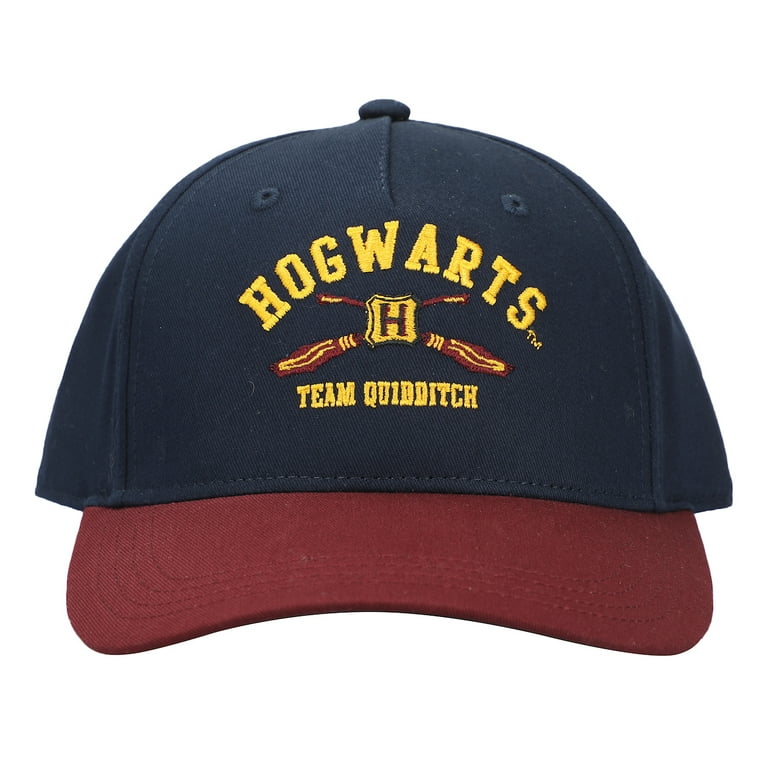 Harry Potter Hogwarts Team Quidditch Boy\'s Navy & Red Baseball Cap