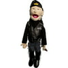 Sunny Toys GS2814 28 inch Biker - Female In Leather Jean, Sculpted Face Puppet