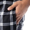 thumbnail image 3 of Pantalón de Pijama para Dormir IZOD para Hombre en Micro Franela Suave Negra Talla L, 3 of 4