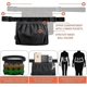 thumbnail image 5 of Tennis Ball Waist Pouch | Tennis Ball Holder Adjustable Tennis Ball Waist Bag Sweatproof Oxford Cloth Mesh Ball Pouch Pickleball Training Holding Bag, 5 of 5