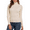 Beige, variant on Women's Ribbed Turtleneck Long Sleeve Sweater