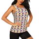 thumbnail image 2 of Fotbe Polka Dot Blusas Sin Mangas para Mujer – Estilo Casual, Corte Suelto, Slim-Fit, Cuello Redondo Deportivo, Tops de Verano para Gimnasio y Yoga-Large, 2 of 7