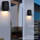 thumbnail image 4 of Simple Up Down Glowing Solar Outdoor Lamp Personalized Exterior Wall Light for Home Garden Porch, 4 of 5