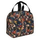 thumbnail image 2 of Easygdp Vintage Floral Bolsa Térmica Premium - Tela Oxford Impermeable, Gran Capacidad, Bolsillo Frontal, Unisex para Trabajo, Escuela, Actividades al Aire Libre y Picnics, 2 of 8