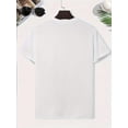 thumbnail image 3 of Camiseta informal con estampado "NO FEAR" para hombre, talla grande, manga corta, cuello redondo, color beige, algodón ligero, prenda esencial de verano para uso casual, talla grande, para practicar d, 3 of 6