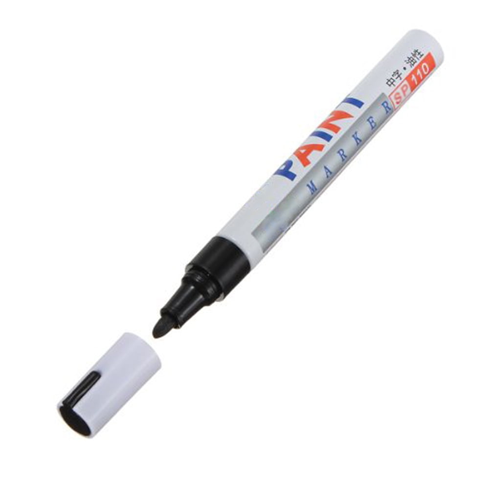 Black Tire Permanent Paint Marker Pen Car Tyre Rubber Universal