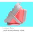 thumbnail image 4 of Cubo plegable con compartimento, cubo portátil para lavar bolígrafos para pintar, cubo de silicona para lavar bolígrafos con pigmentos, cubo plegable portátil con asa azul, 4 of 5
