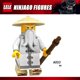 thumbnail image 1 of Minifiguras Ninjago Juguetes Emperador De Hielo Ventisca Guerrero Arquero Espada Ninja Maestro Wu General Vex Oro Pyro Serpiente Regalos, 1 of 4