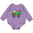 thumbnail image 2 of Inktastic 1st Birthday Truck Baby Fleece Bodysuit, 2 of 4