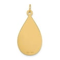 thumbnail image 4 of 14k 28x16mm Teardrop Non-enameled Medical Jewelry Pendant XM405N, 4 of 4
