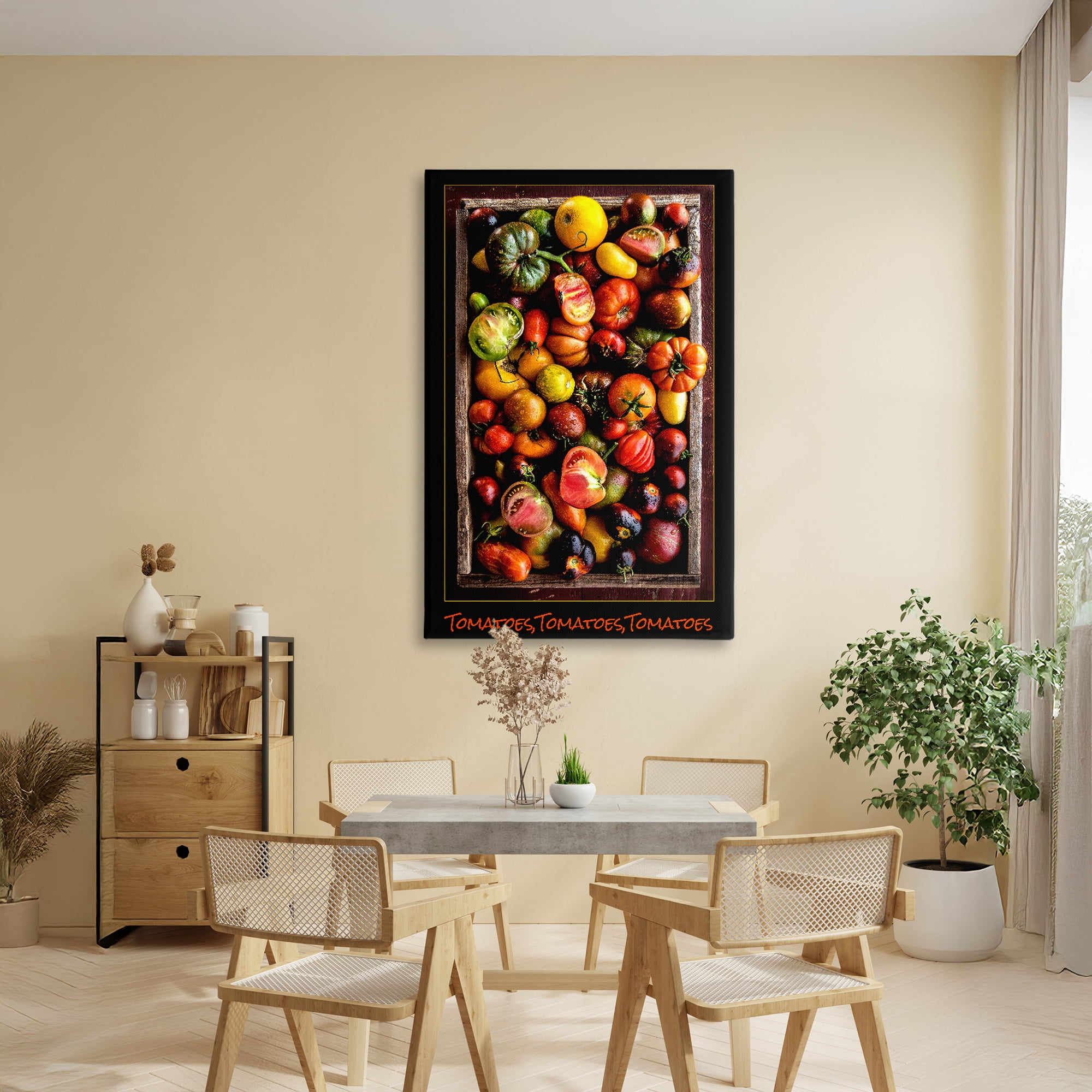 Stupell Industries Ripe & Bountiful Tomato Harvest Canvas Wall Art, design by Carl Kravats