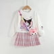 thumbnail image 3 of Camiseta Kawaii Sanrio Kuromi para niña, Tops Jk, conjunto de Falda plisada, uniforme, camiseta para niños, sudaderas con capucha sueltas informales, ropa de otoño, 3 of 4