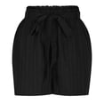 thumbnail image 5 of Taqqpue Plus Size Shorts for Women Casual Wide Leg Loose Pleated High Waist Drawstring Elastic Waist Shorts Comfy Summer Lightweight Beach Shorts 2XL-5XL, 5 of 8