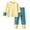 b20-Yellow, variant on KPOPLK Kids Boys Pajamas Set Soft Crewneck Comfort Kids Pajamas Nightgown Boy Pjs 3-12 Years Kids Clothes,Size 11-12 Years