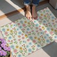 thumbnail image 4 of Pioneer Flower Floral Print Pattern Door Rugs,Washable Non Slip Door Mats Indoor,Decorative Door Mats,Entry Mat Indoor for Entrance,Bedroom,Kitchen,Bathroom,20"x32", 4 of 6