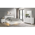 thumbnail image 2 of Jessica 4-piece Eastern King LED Bedroom Set Snow White, 2 of 17
