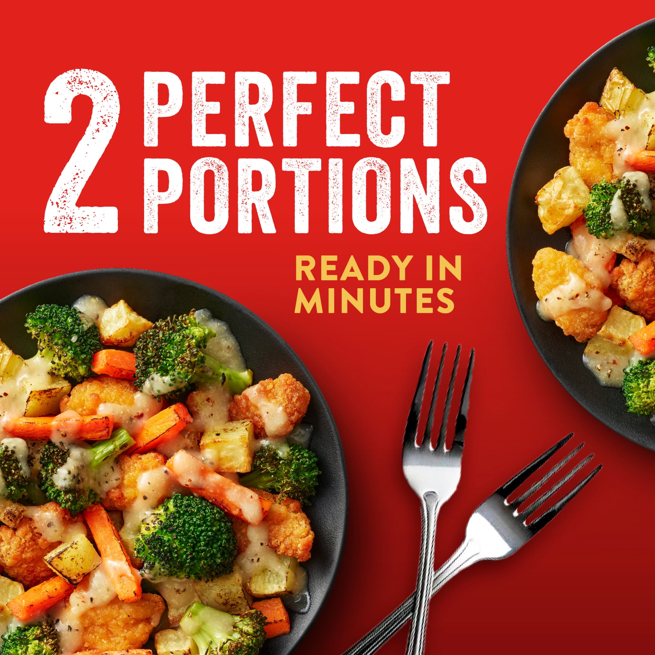 Stouffer’s Air Fryer Meals, Garlic Parmesan Chicken, Crispy Chicken & Veggies, Frozen Meals 22 oz