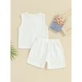 thumbnail image 3 of Bagilaanoe 2pcs Toddler Baby Boy Shorts Set Sleeveless Tank Tops + Shorts 6M 12M 18M 24M 3T Kids Casual Summer Clothes, 3 of 8