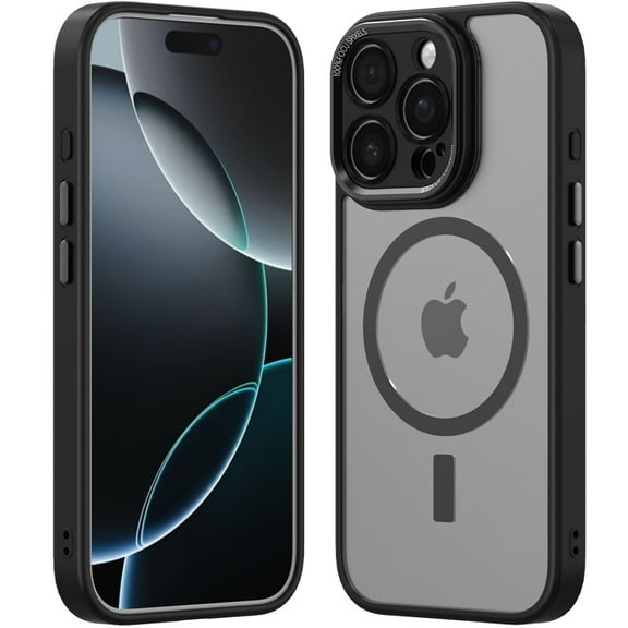 CoverON For Apple iPhone 16 Pro Case Compatible with MagSafe, Slim Military Grade Drop Protection Magnetic Phone Case Cover, Clear