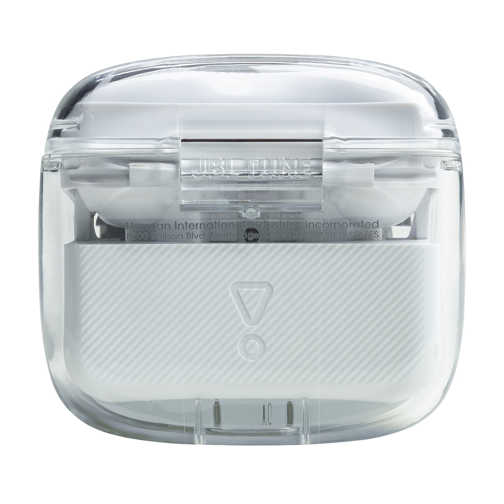 Restored JBL Tune Flex - True Wireless with Active Noise Cancelling In-Ear Earbuds - Ghost Edition White (Refurbished)