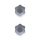 thumbnail image 1 of Bearachild Jabonera de silicona con forma de flor, de almacenamiento sin perforaciones, bandeja de jabones a prueba de herrumbre, caja Gris 2Conjunto, 1 of 6