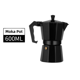 thumbnail image 5 of InnotechSC Estufa de Moka de Aluminio, Cafetera de Moka Negra para Estufa de Gas y Eléctrica, Cafetera Italiana Clásica, Estufa de Espresso, Olla de Acampar 12 Tazas de Espresso 20 Oz, 5 of 9