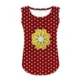 thumbnail image 6 of Taqqpue Girls Tank Tops Kids Summer Crewneck Neck Sleeveless Shirts Casual Cute Floral Printed T Shirts 5-14 Years, 6 of 6